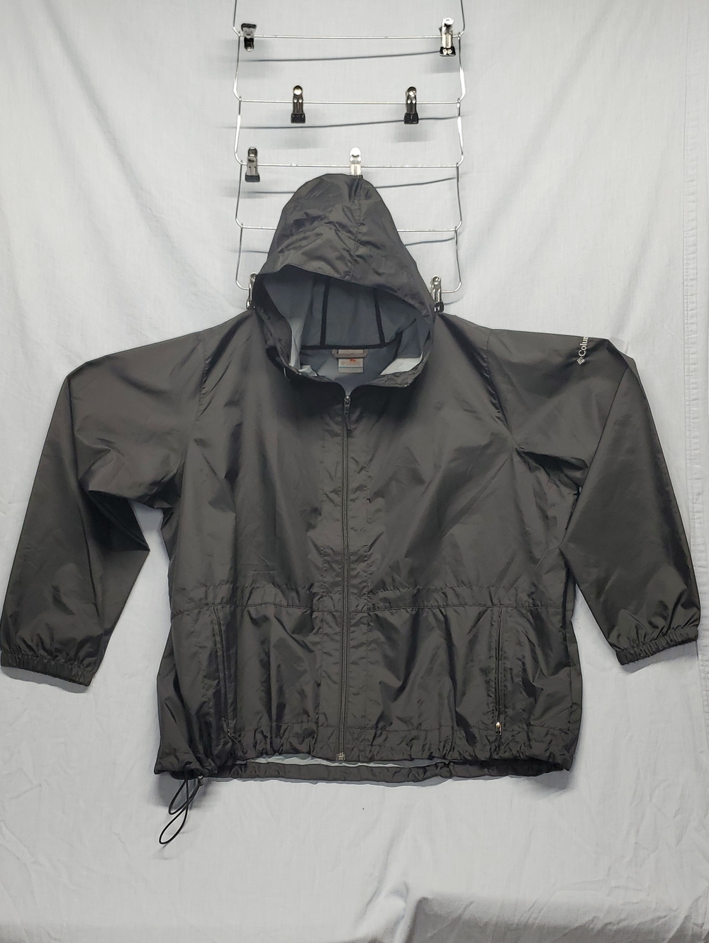 Columbia Lightweight Hooded Rain Jacket #326